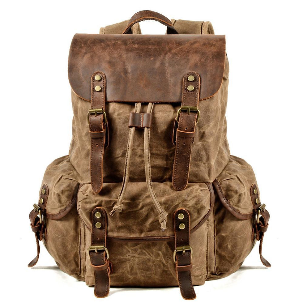Miniature : Sac à dos unisexe rétro en toile batik imperméable, sac à dos décontracté à cordon de serrage pour lit bébé
