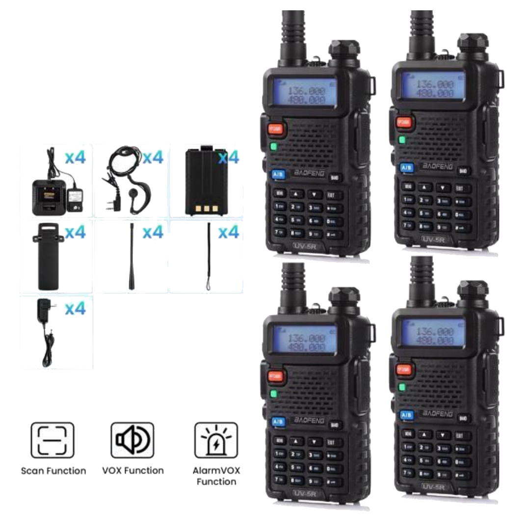 LONG-RANGE DUBAL BAND WALKIE TALKIE