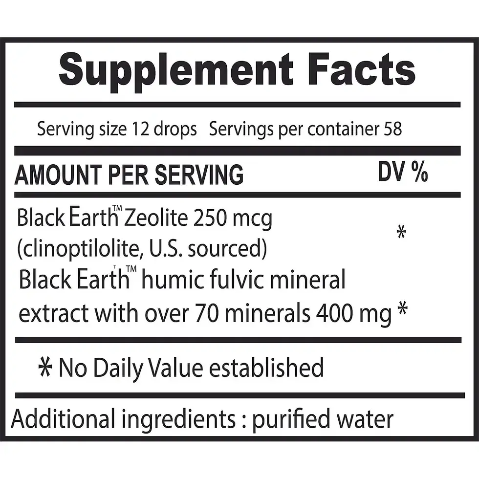 Miniatura: ZEOLITA + CILANTRO + MINERALES FÚLVICOS