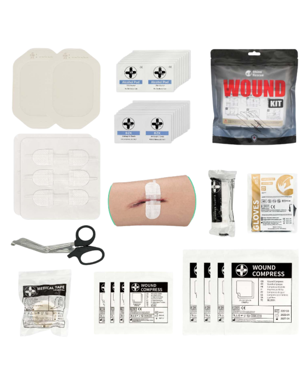 Zip Stitch Wound 6pcs