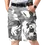 Miniature : Military Camouflage Cargo Shorts