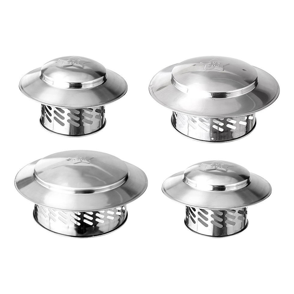 Miniatura: Tapa protectora de acero para chimenea