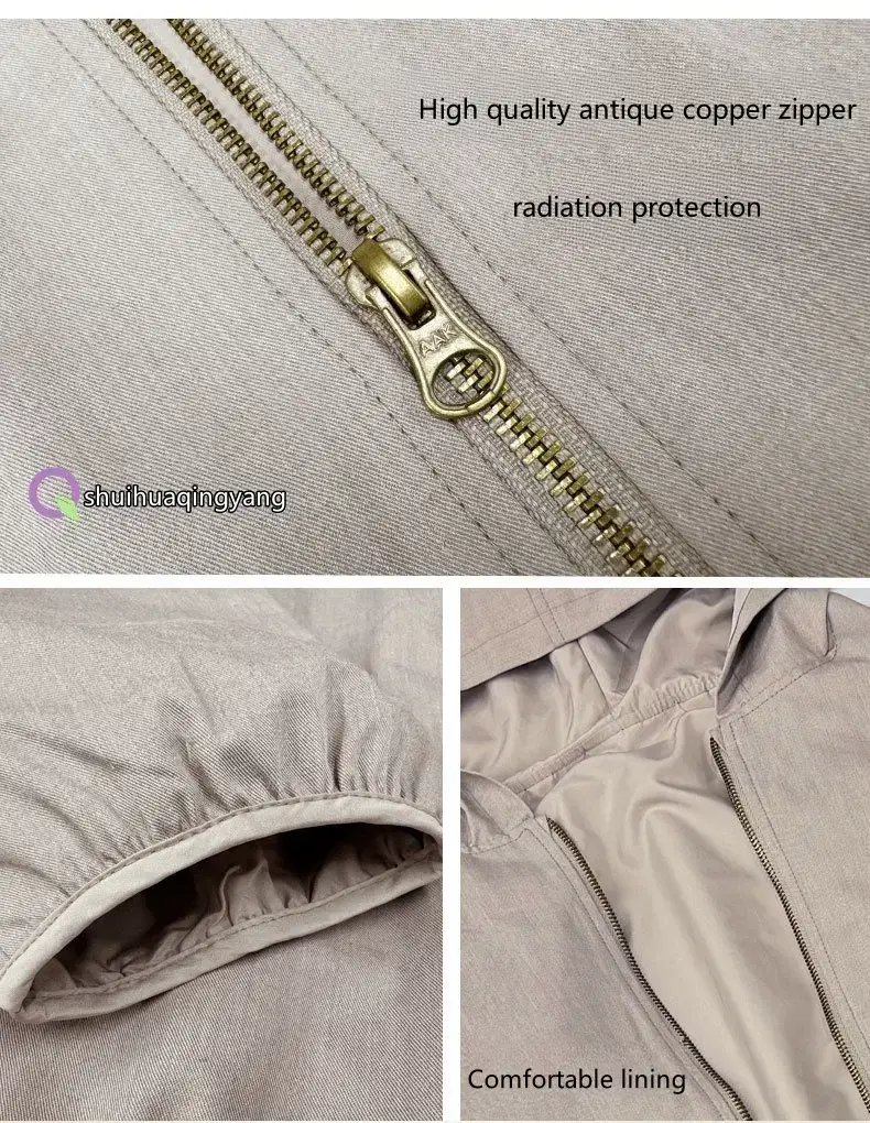 Miniature : Sweat à capuche enfant en fibre métallique