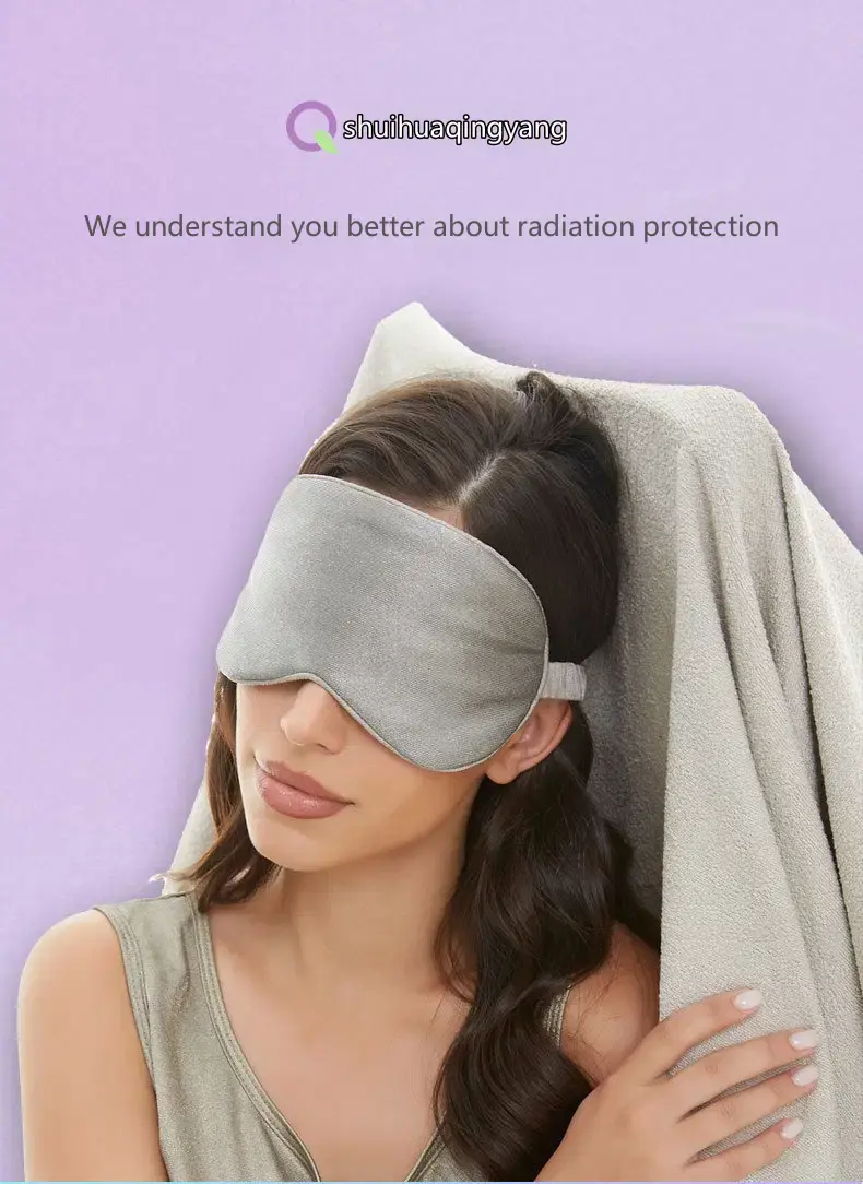 Miniatura: máscara ocular de fibra de plata