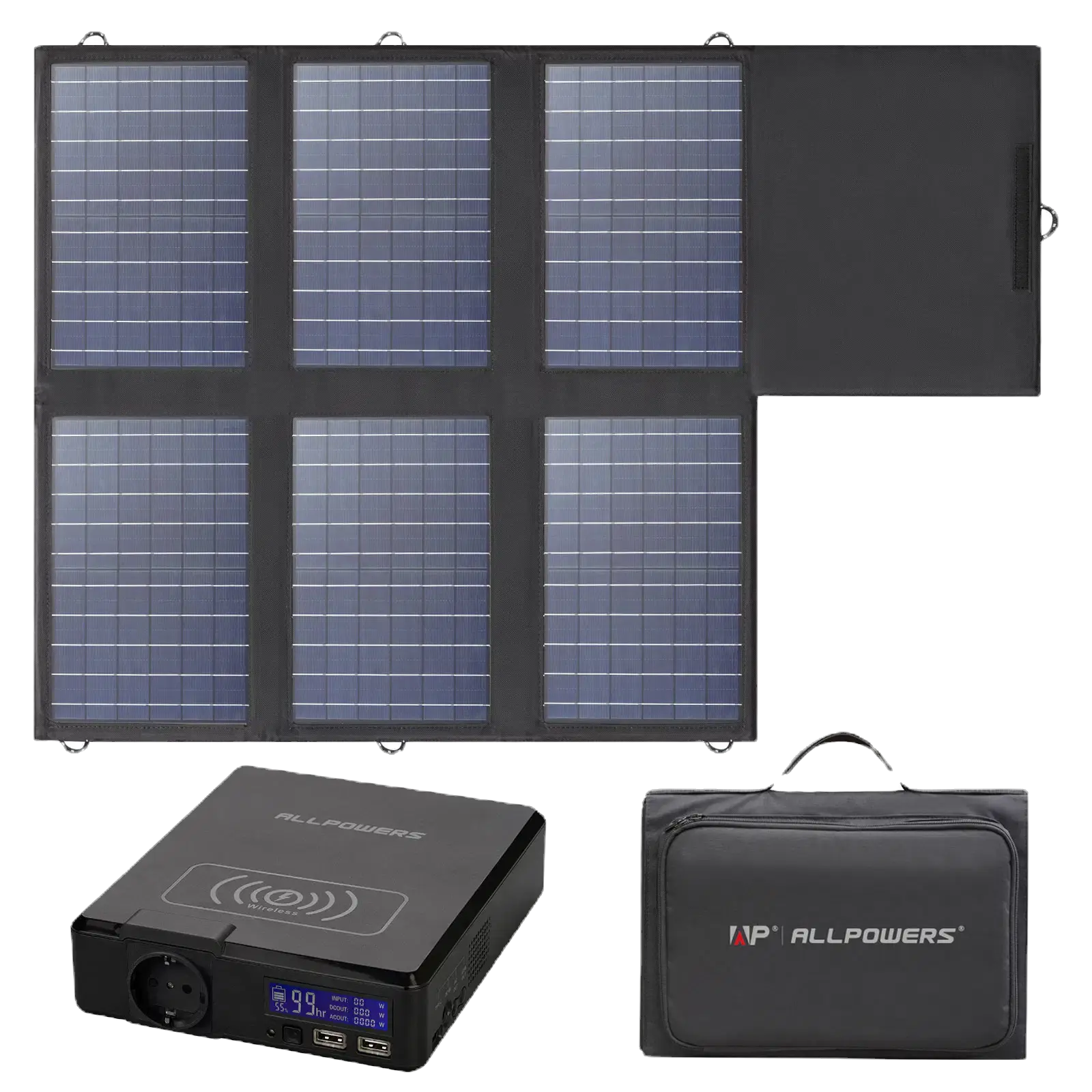Portable Solar Power Bank Kit