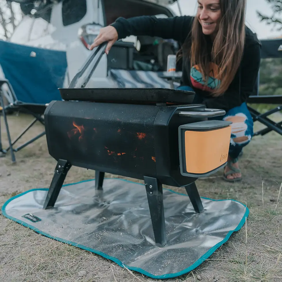Thumbnail: FirePit Griddle (Pre-Seasoned Cast Iron Outdoor Griddle)