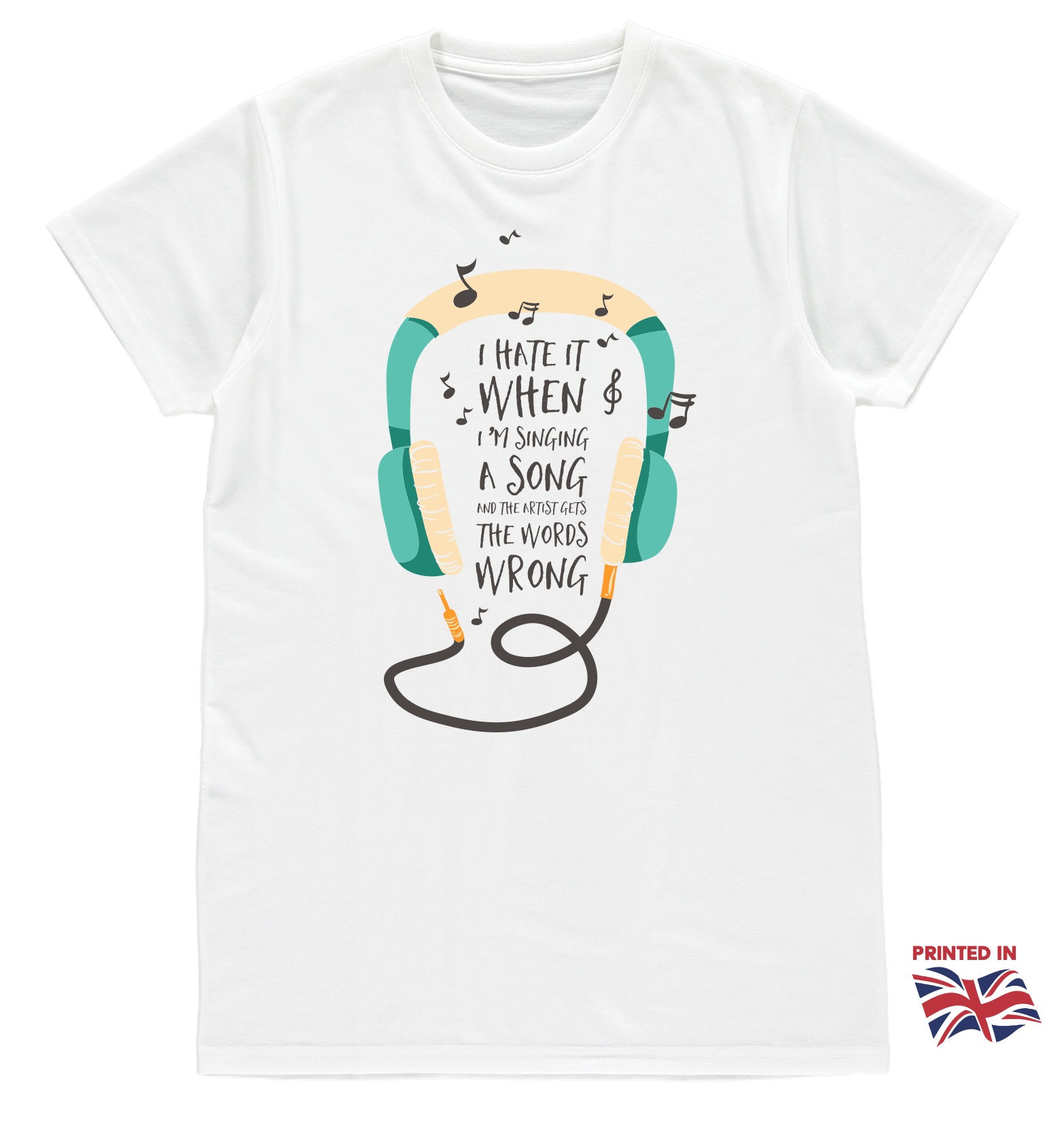 I hate when I'm singing a song