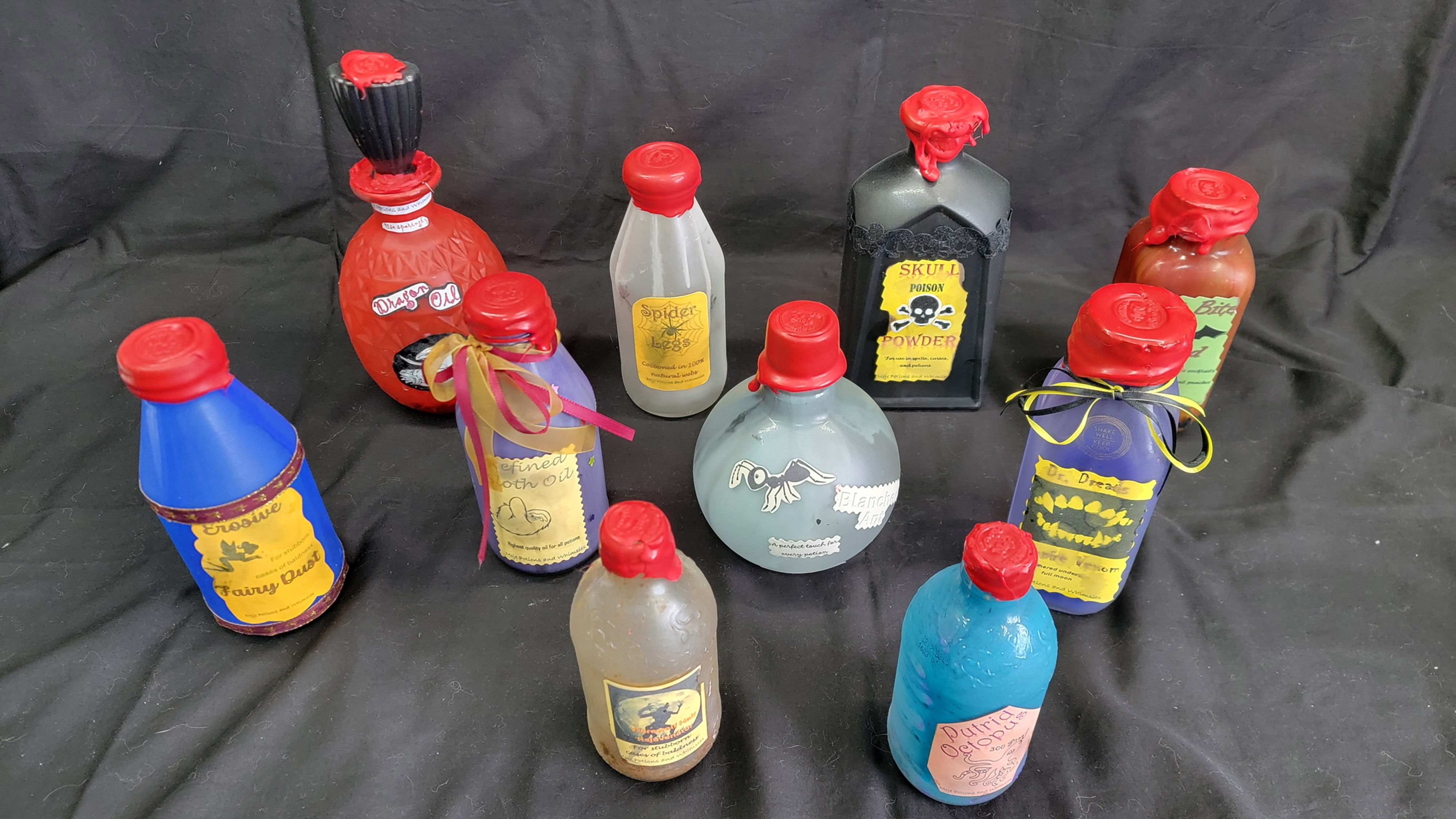 Medium Halloween Bottles