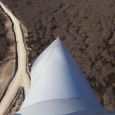 Yamaçtepe Rüzgar Enerji Santrali Manzarası