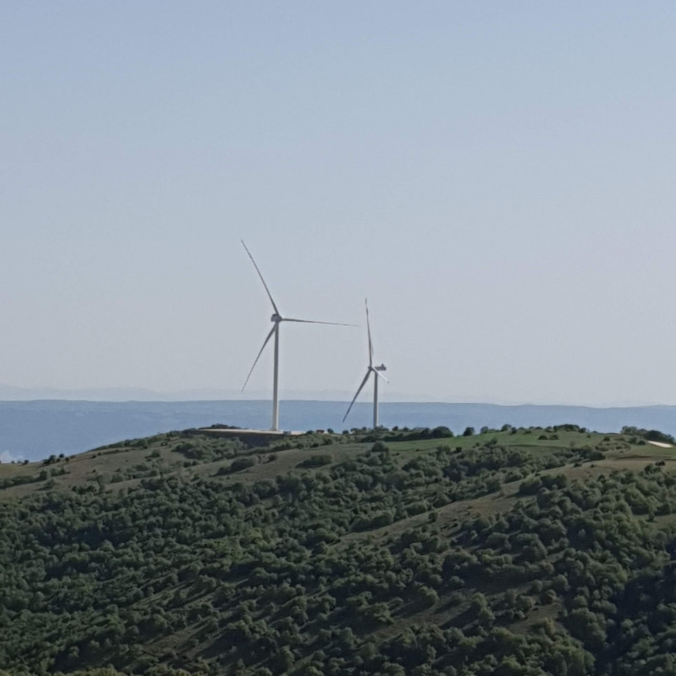Kartal Rüzgar Enerji Santrali Manzarası