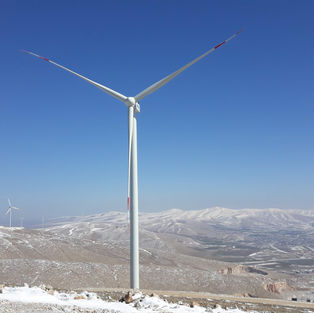 Ardıçlı Rüzgar Enerji Santrali Manzarası