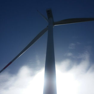 Akdağ Rüzgar Enerji Santrali Manzarası