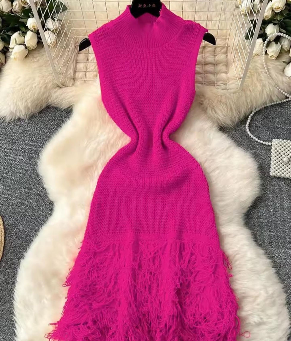 Thumbnail: KNIT STITCH DRESS