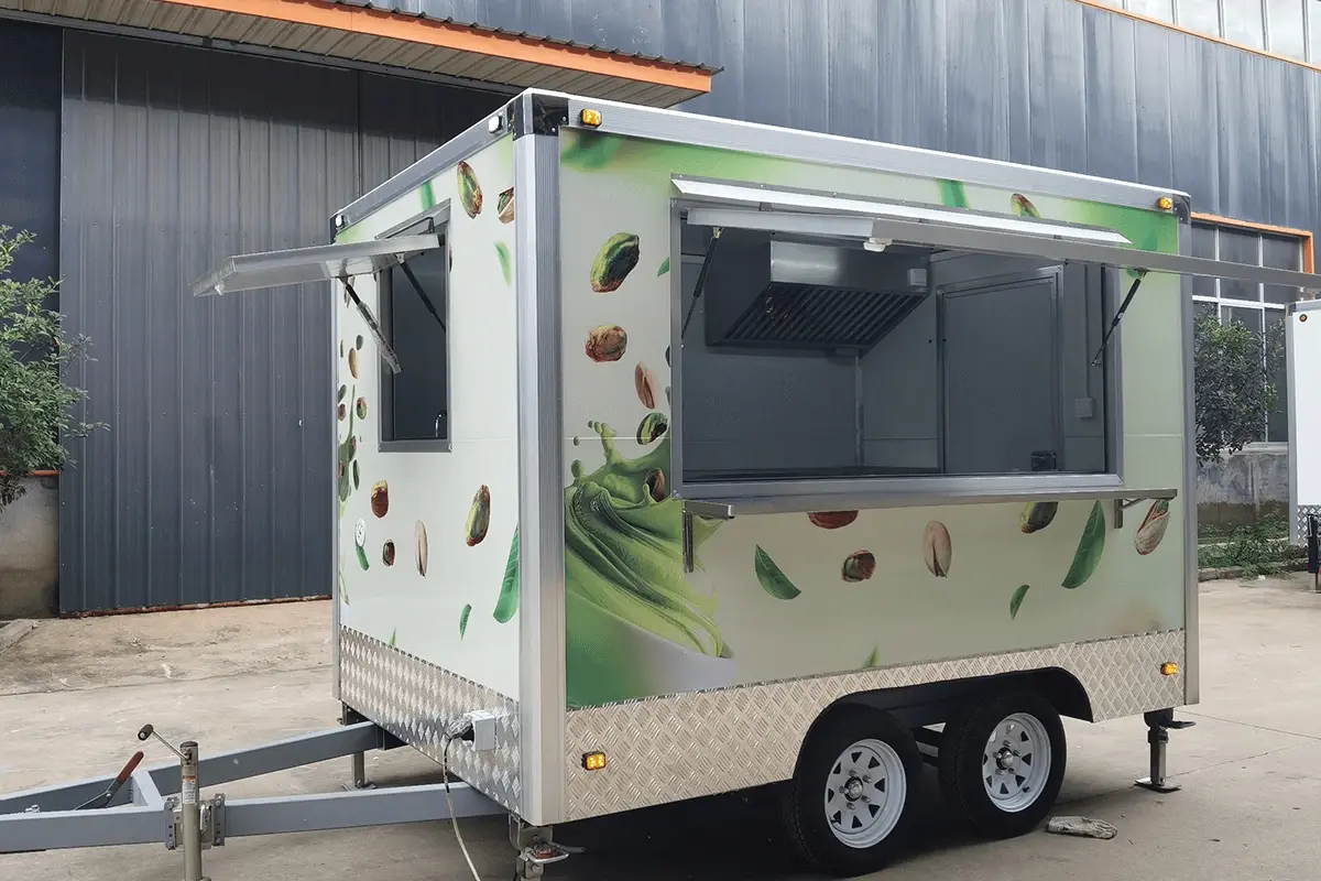 3.5m Mobile Food Concession Trailer