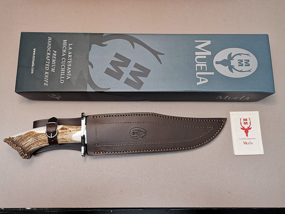 Miniatura: Muela Magnum 26 X50crmov15 Bowie Asta De Venado