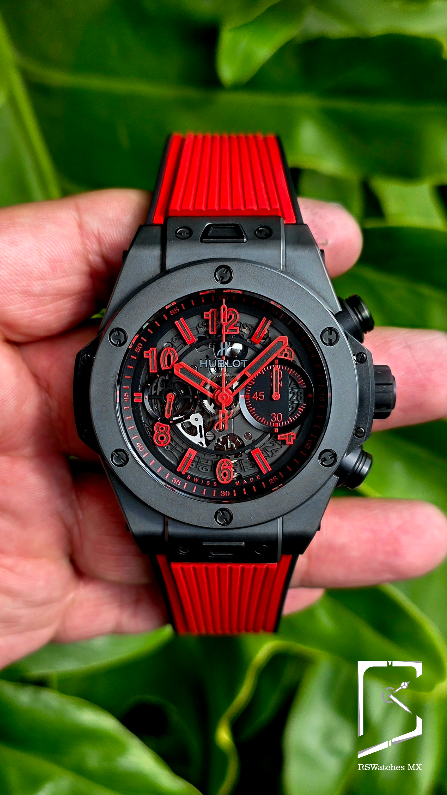 Hublot Big Bang Unico All Black Red Boutique 45mm RYC