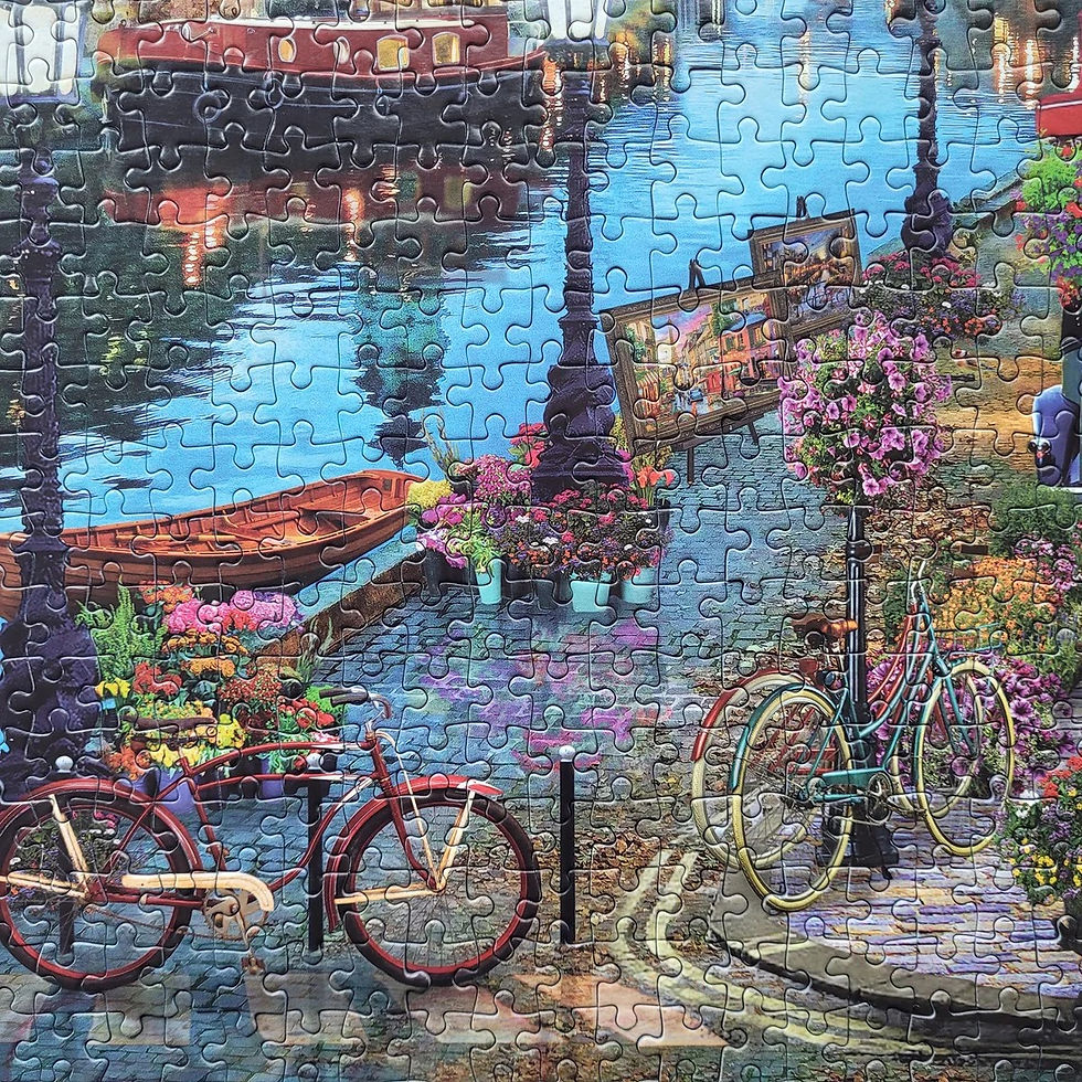 Miniature : SUNSET ON THE SEINE - 1000 pièces (Gibsons)