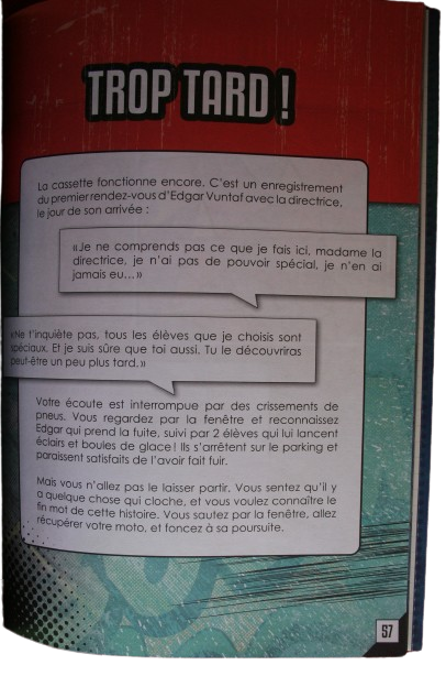 Miniature : ESCAPE QUEST Tome 6 - L'académie des super héros