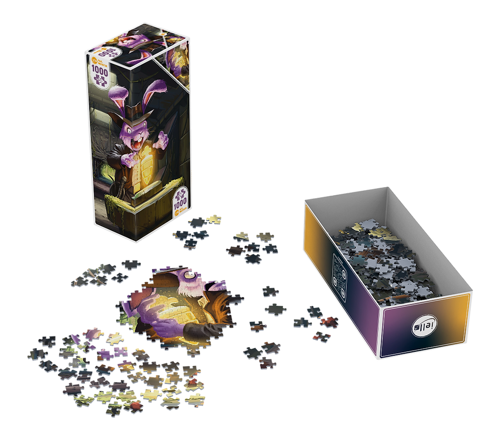 Miniature : BUNNY KINGDOM EXPLORER - 1000 pièces - PUZZLE TWIST (IELLO)