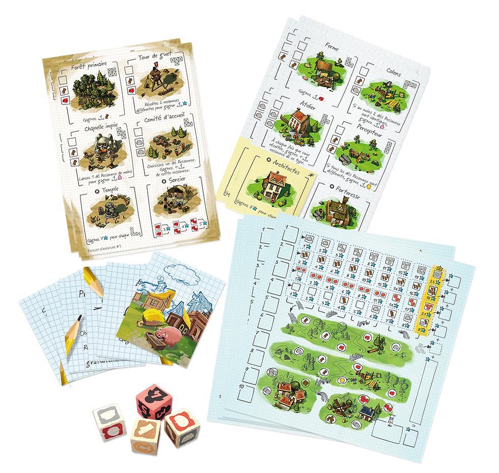 Miniature : IMPERIAL SETTLERS Roll & Write