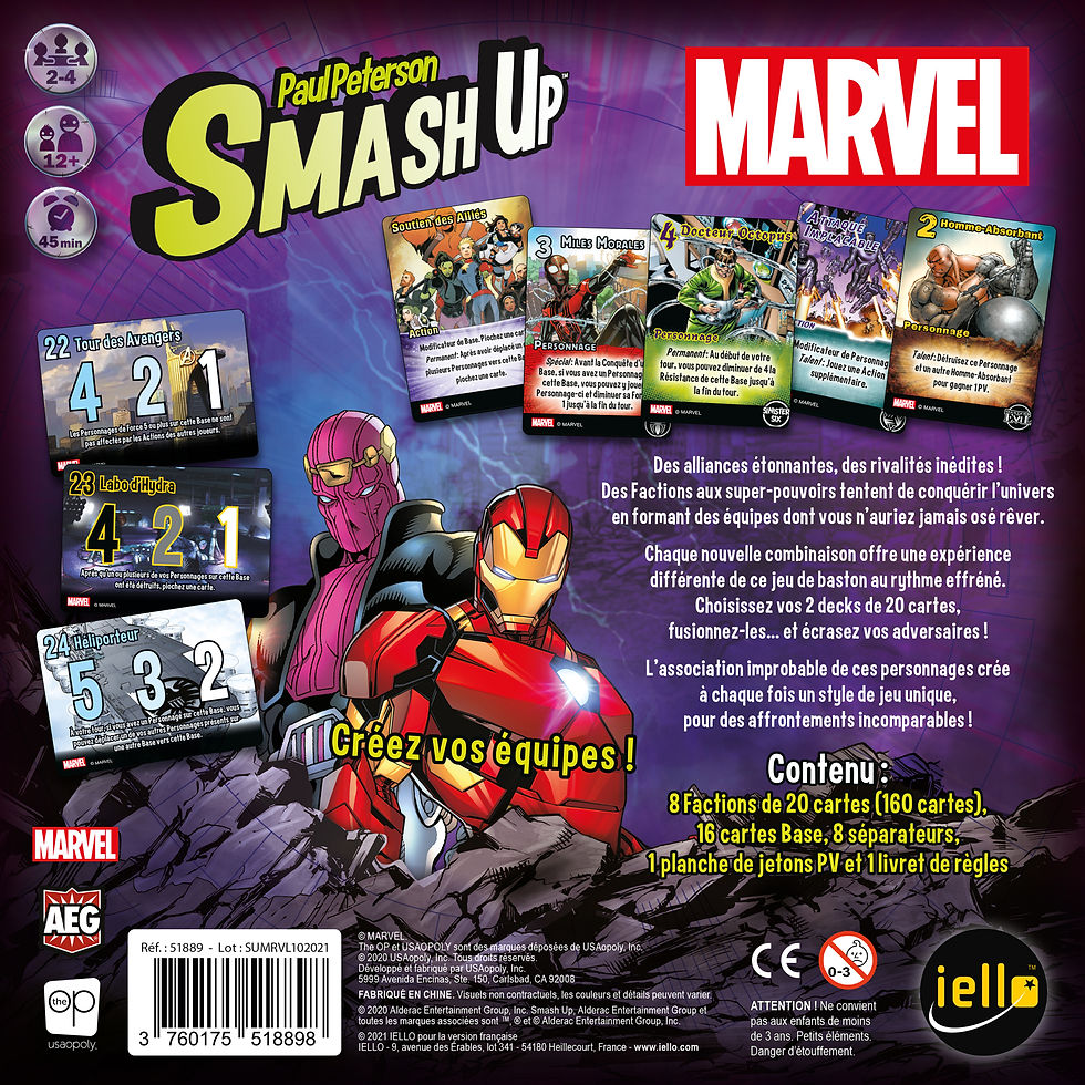 Miniature : SMASH UP Marvel