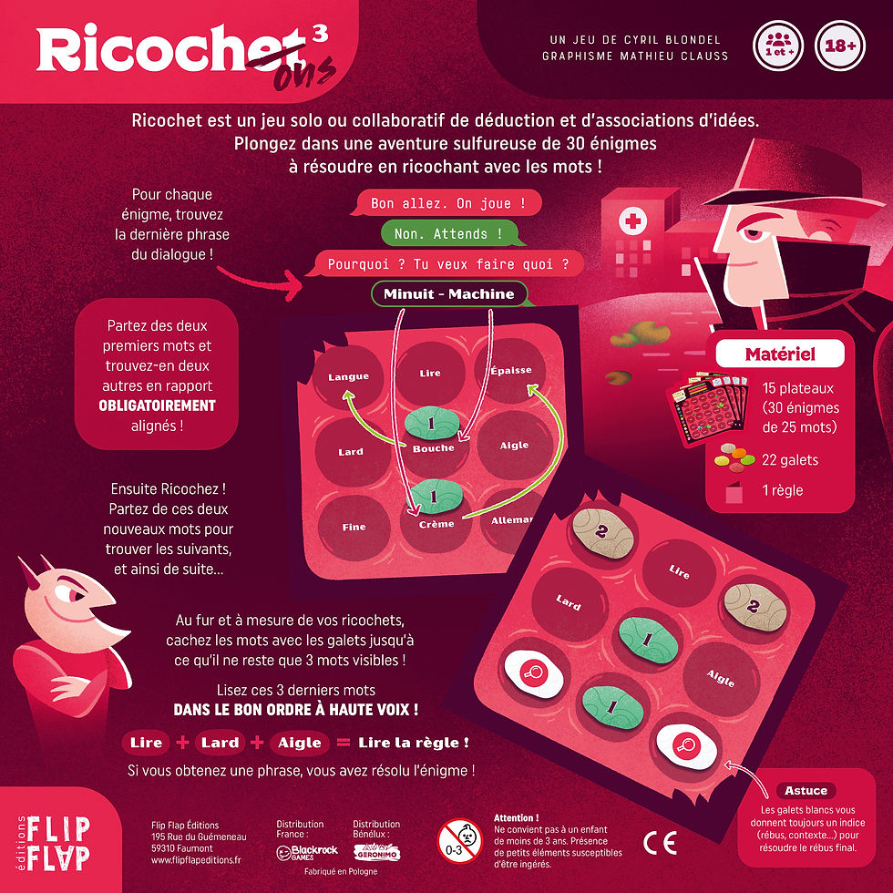 Miniature : RICOCHET (ricochons) Quand Satan brouille l'écoute