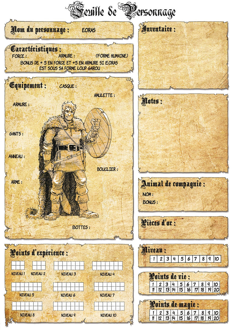 Miniature : LOUP GAROU