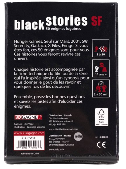 Miniature : BLACK STORIES Science Fiction