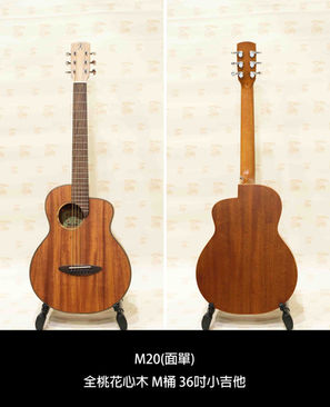 aNueNUe M20 桃花心木面板 桃花心木側背板 面單吉他 旅行吉他 鳥吉他 台中買吉他 台中學吉他