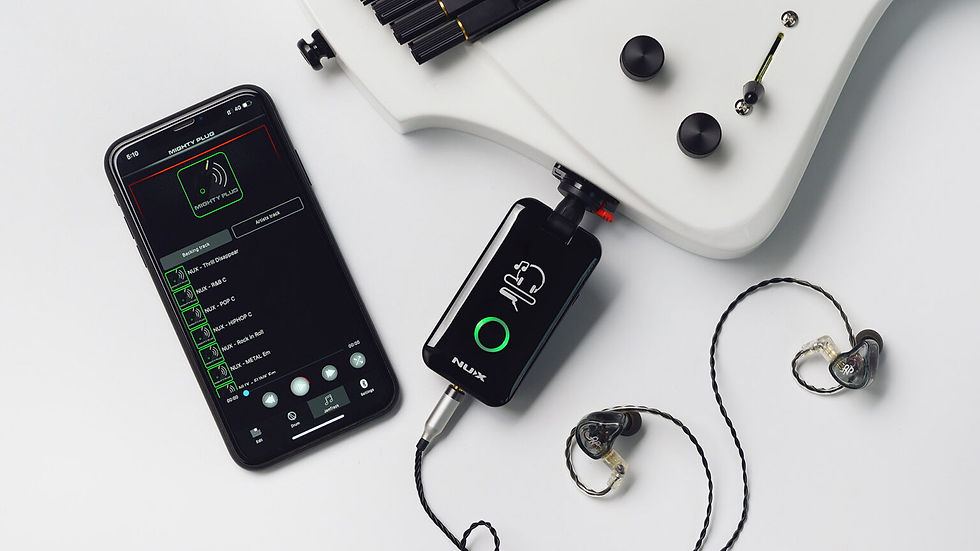 縮圖：NUX Mighty Plug 電吉他模擬音箱 耳機練習 外出攜帶 內建效果器 藍芽播放