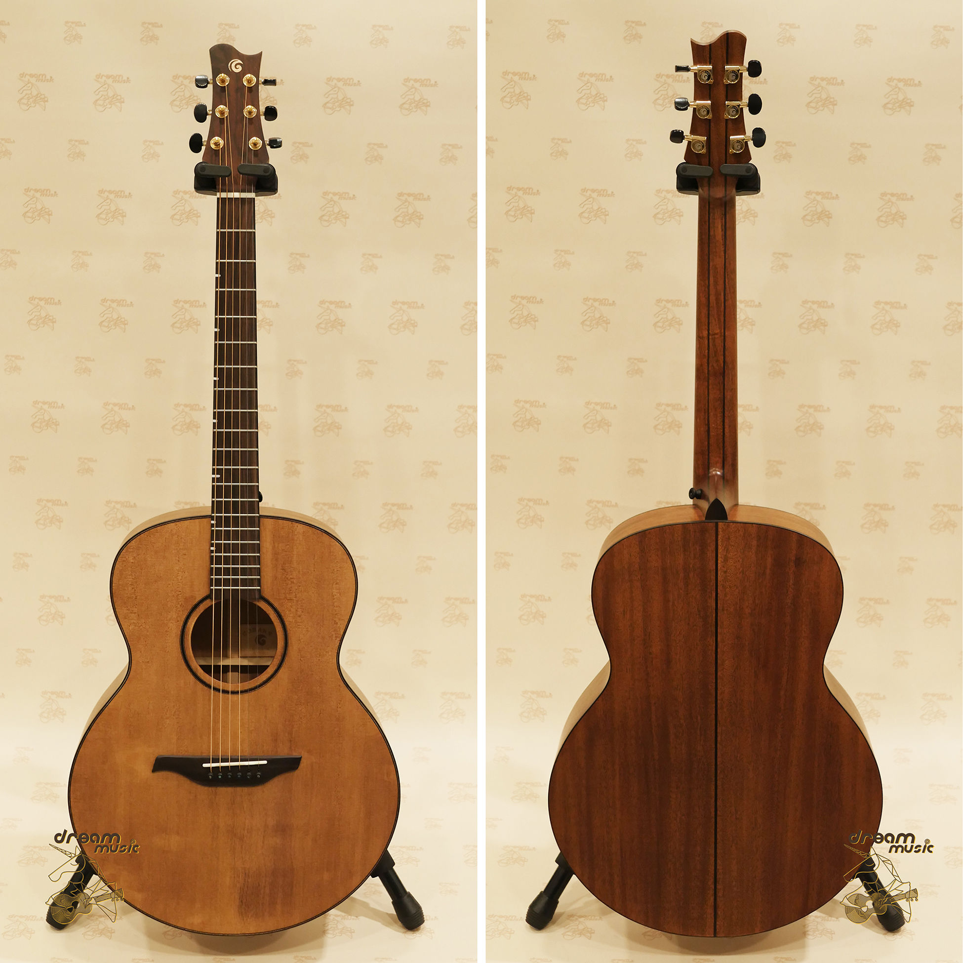 Gomans G-S12BK 雲杉面板 桃花心木側背板 全單 G桶 木吉他 推薦