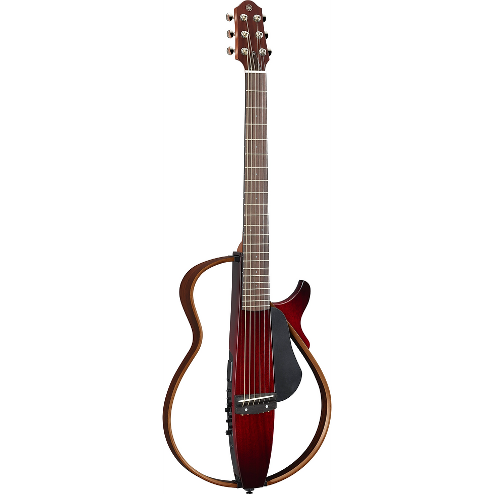 縮圖：Yamaha SLG200S 靜音吉他 深紅漸層 安靜練習 音箱表演 效果器 木吉他 推薦