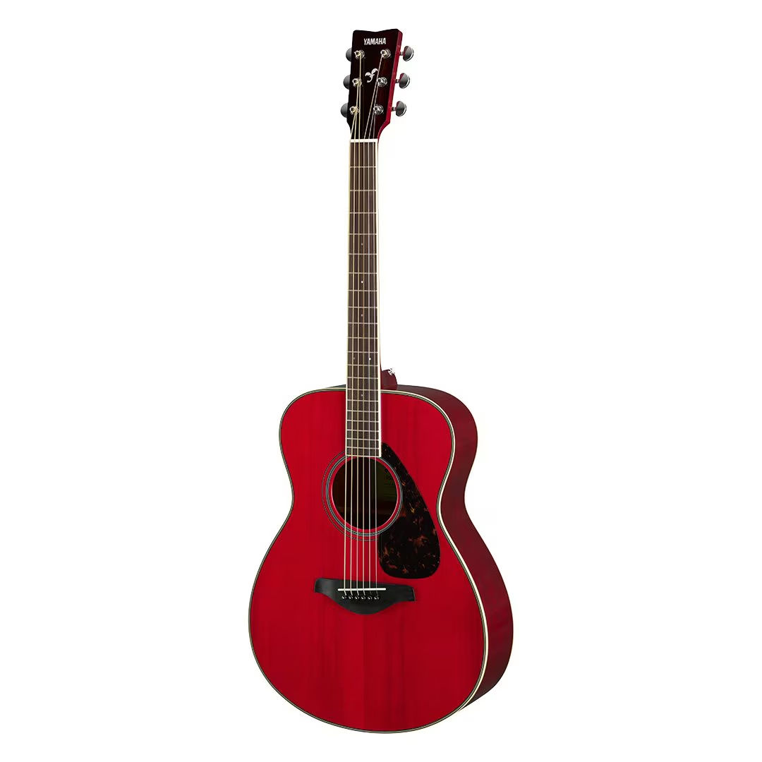 Yamaha FS820 寶石紅 雲杉面板 桃花心側背板 面單 OM桶 新手 木吉他 推薦