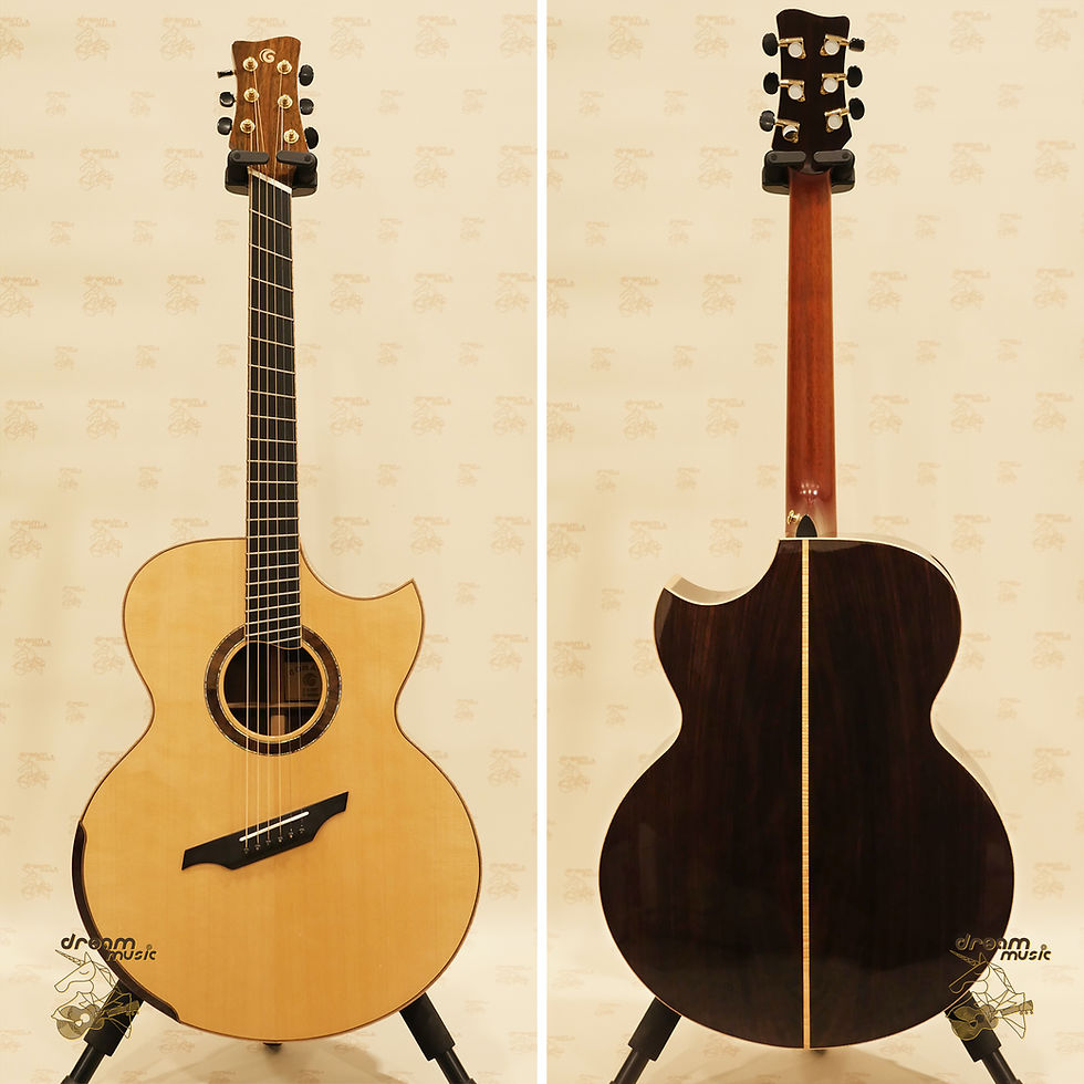 Gomans J-S18FC 雲杉面板 玫瑰木側背板 全單 J桶 扇形指板 側板監聽孔 缺角 木吉他 推薦