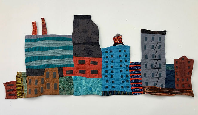 Cityscape with Smoke Stacks and Tower.jp