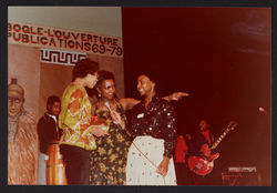 03 Carmen Munroe (middle) at Bogle-L'Ouverture Publications 10th Anniversary event. 1979. Huntley Ar