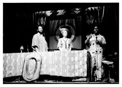 041 L to R - Len Garrison (Director of Afro-Caribbean Education Resource Project - ACER), Makeda Coa
