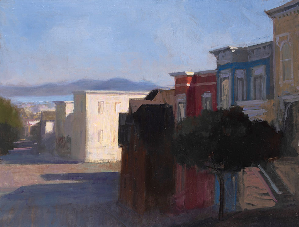 Quartiers colorés (San Francisco) 65x46cm.jpeg