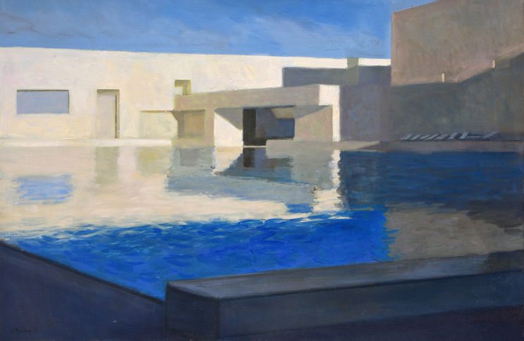 Le bain des docks, 120x80cm