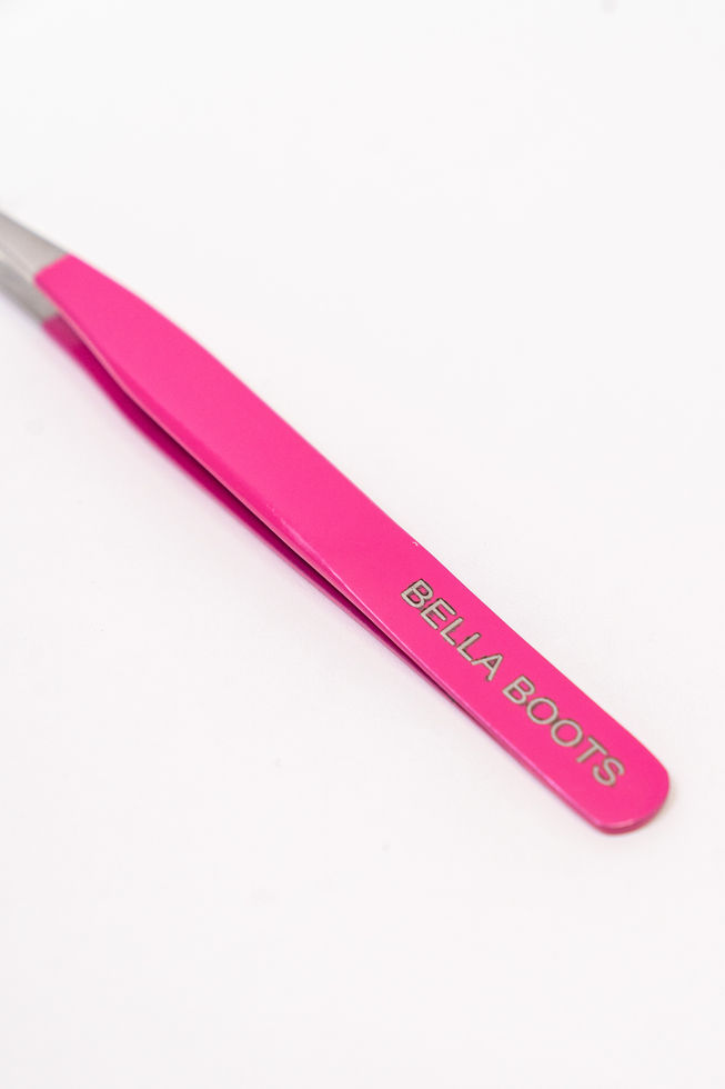 precision lash extension tweezers for classic and volume lashes