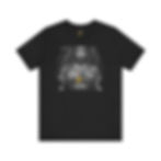 Thumbnail: Flat Black TShirt Front Fierce Female Woman Powerful Locs Extravert Attitude Strong Confident Stare Unafraid Unintimidated