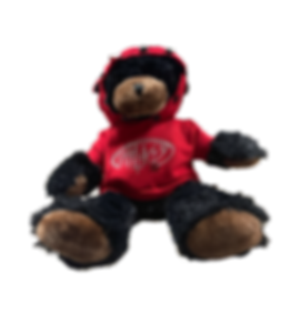 Ominous Red Teddy Bear