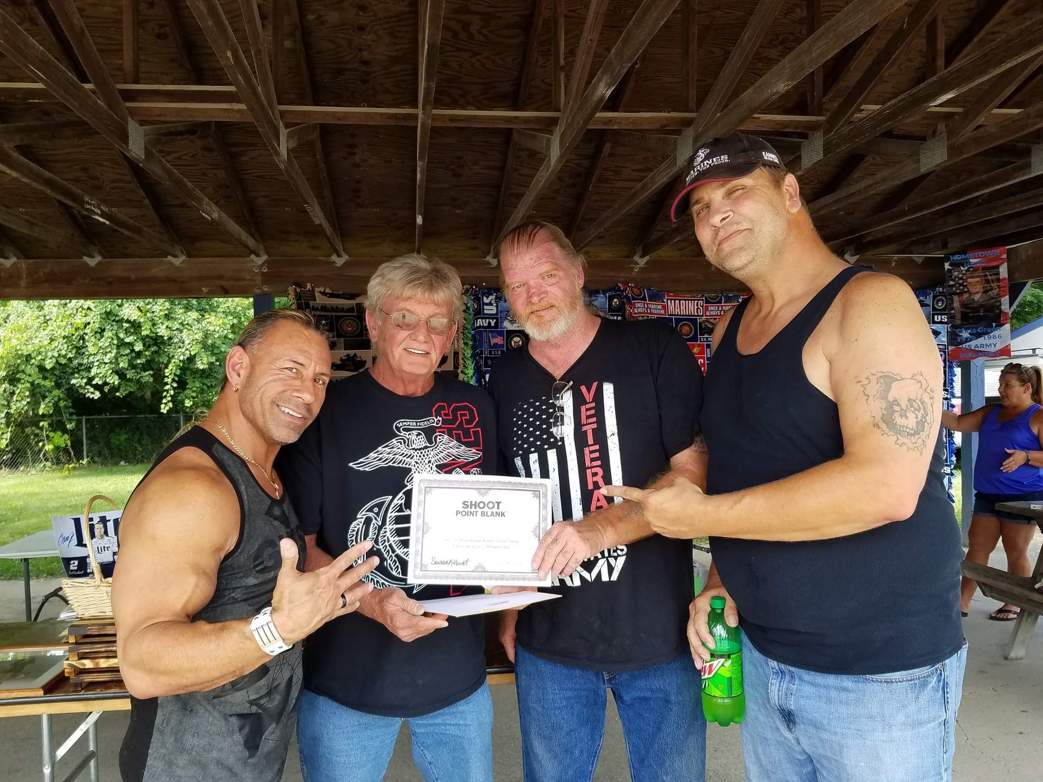 Winner of the gun.