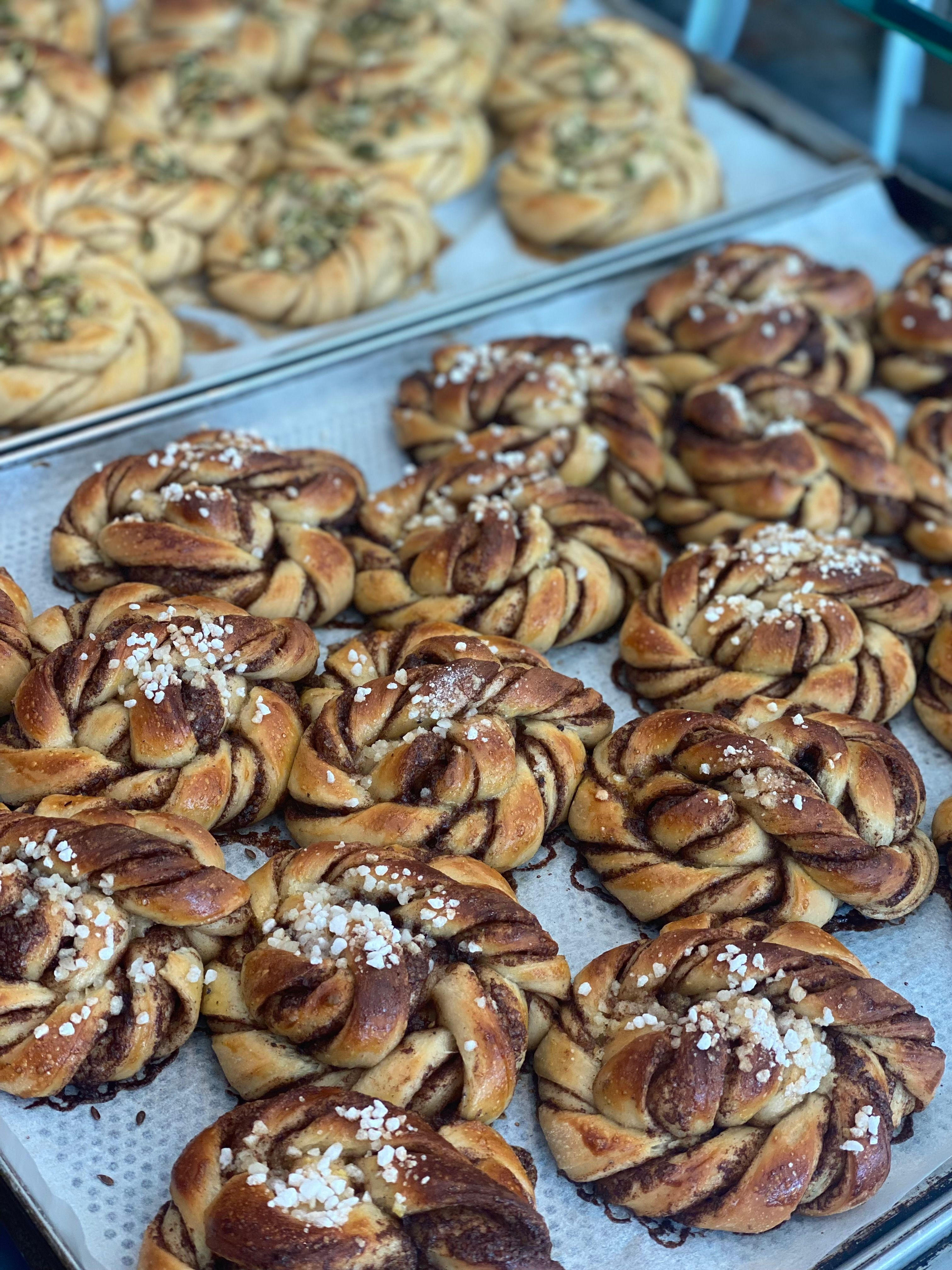Vegan kanelbulle