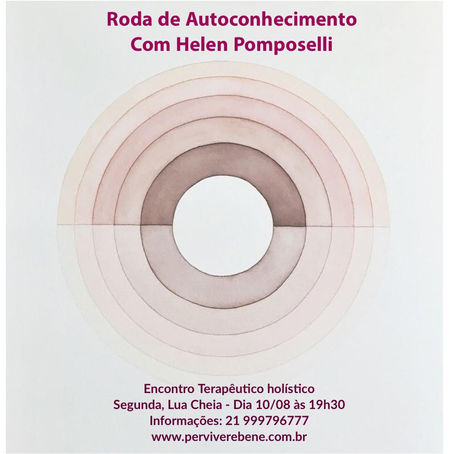 10/08/2020 - Roda de Autoconhecimento com Helen Pomposelli