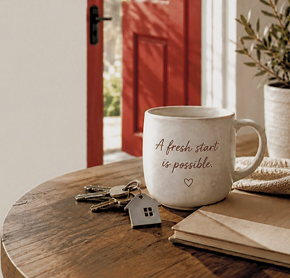 Home in Georgia with a fresh start mug