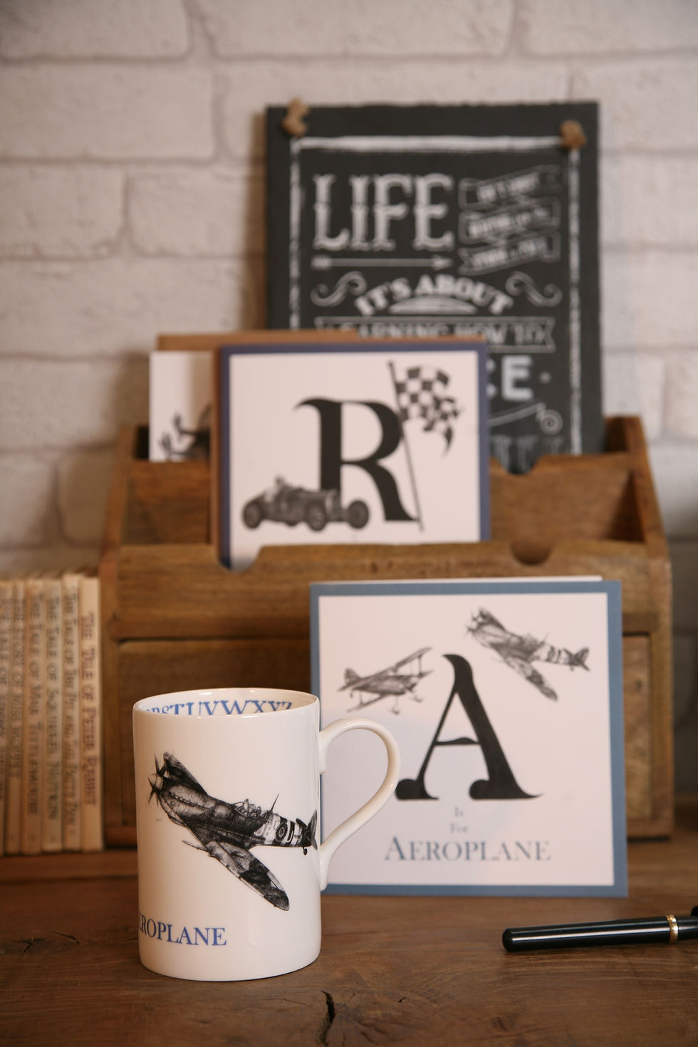 Thumbnail: A is for Aeroplane Greeting Card