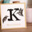 Thumbnail: K is for Kingfisher Greetings Card