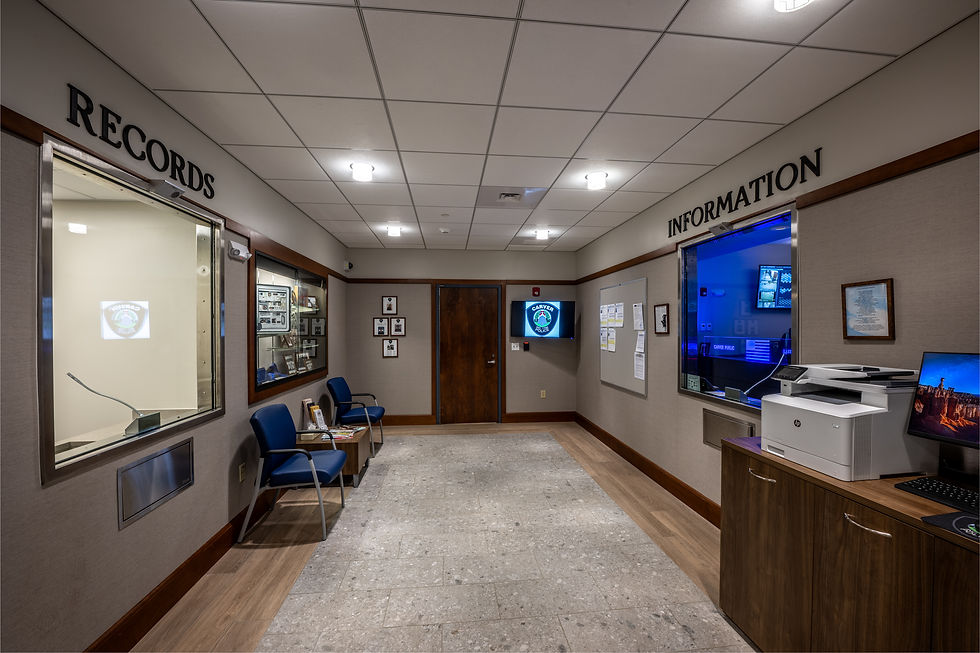 Carver Police Station Lobby