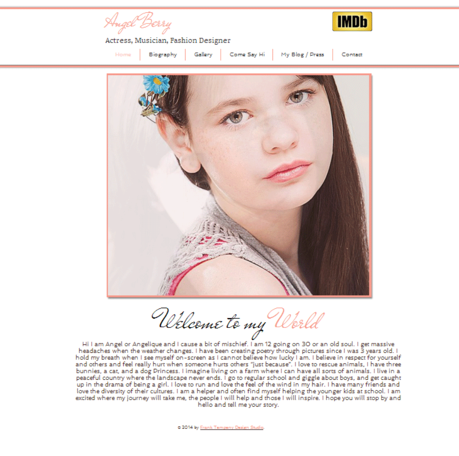 Angel Berry Launches Her New Website therealangelb.com